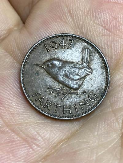 2025年第七十八场(总第一百零四场）外国好品散币(免佣金) - 英国🇬🇧1947年1法新(乔治六世第一版，印度皇帝版)