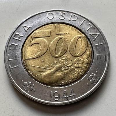 🌹外币初藏🌹🐯2025年第86场  每周二四六晚8️⃣点 接代拍 - 圣马力诺1991年500里拉