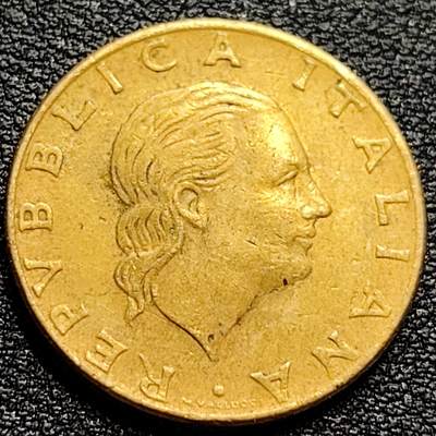 泉币菌-第77场-散币乐园场 意大利1981年200里拉 丰收女神 齿轮 铝青铜币 外国硬币 24mm 