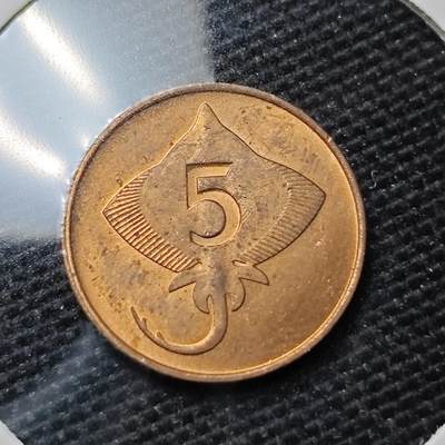 KK钱币收藏小铺 第317期 2月预留时间 周末发货 -  冰岛5奥拉铜币 好品
