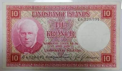 冰岛1928年10克朗 - 冰岛1928年10克朗