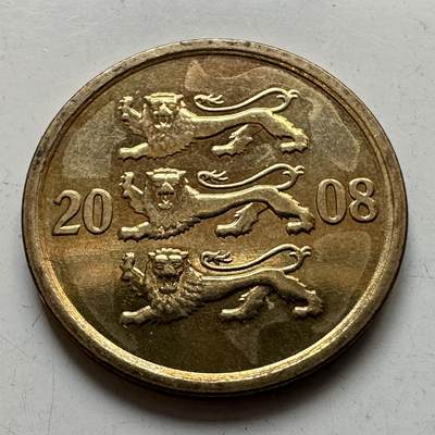 🌹外币初藏🌹🐯2025年第86场  每周二四六晚8️⃣点 接代拍 - 爱沙尼亚2008年10生丁