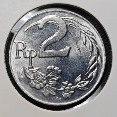 KK钱币收藏小铺 第317期 2月预留时间 周末发货 -  1970印度尼西亚2卢比好品
