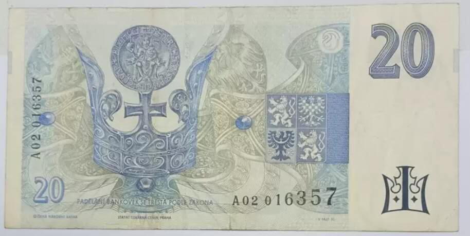 捷克1994年20克朗