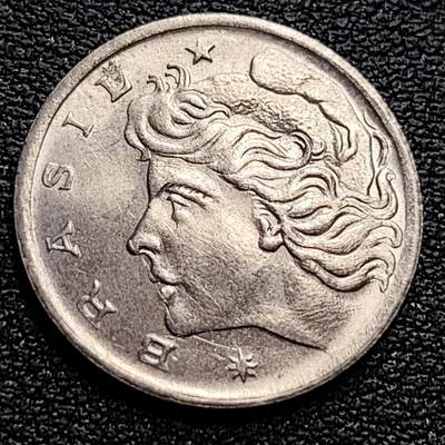 泉币菌-第75场-各国散币场 - 1969年 巴西10克鲁塞罗   巴西女神