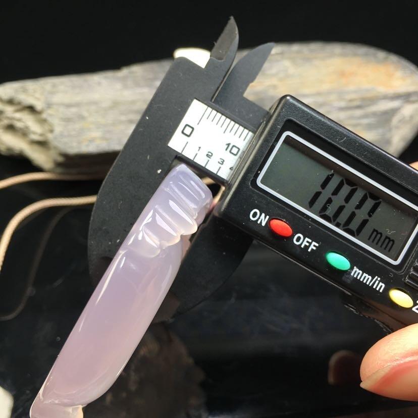 保山蒲缥冰紫三阳开泰平安扣吊坠(31066)尺寸52*52*10mm重量41.6g
