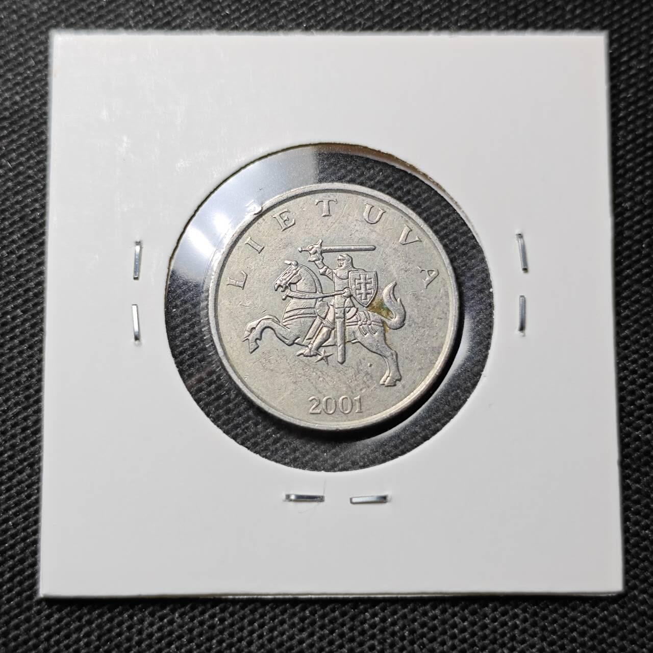 KK钱币收藏小铺 第318期 2月预留时间 周末发货 2001 立陶宛1立特