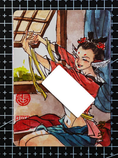 琦卡当当铺.扫码加群抽红包得[包邮券]第09期周二结束★★人少漏多结束早★★(分享有奖) ~持续收拍品中 - 超吉梦-聊斋-张导绘-婴宁-特卡-艺术版-普卡-1张