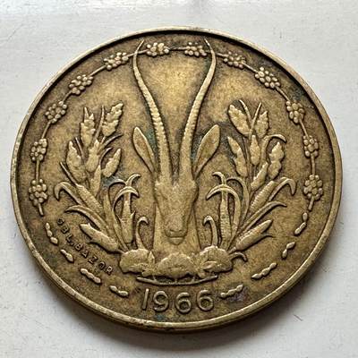 🌹外币初藏🌹🐯2025年第86场  每周二四六晚8️⃣点 接代拍 - 西非共同体1966年10法郎