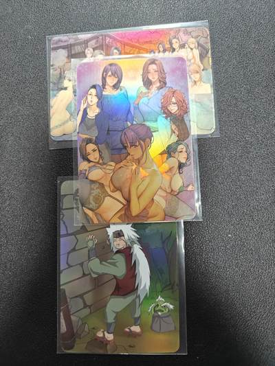 天玑星卡拍第112期《8.11周一截拍》持续收拍收评中 满赠卡需备注 - 彩闪 动漫美女 某田 自制卡 3张 过于性感谨慎购买