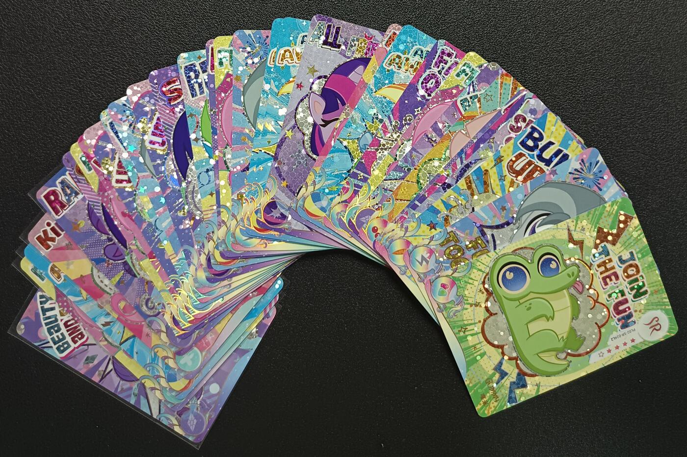天玑星卡拍第112期《8.11周一截拍》持续收拍收评中 满赠卡需备注 卡游 小马宝莉 SR 三十二张