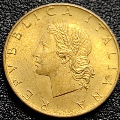 泉币菌-第77场-散币乐园场 铜光美品 1991年意大利20里拉铜币 罗马十二神 谷神-克瑞斯 21.2mm