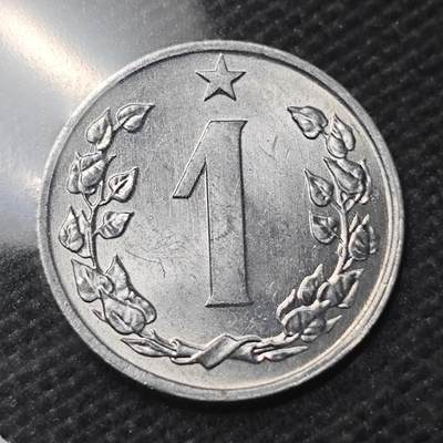 KK钱币收藏小铺 第317期 2月预留时间 周末发货 -  捷克斯洛伐克1赫勒 好品