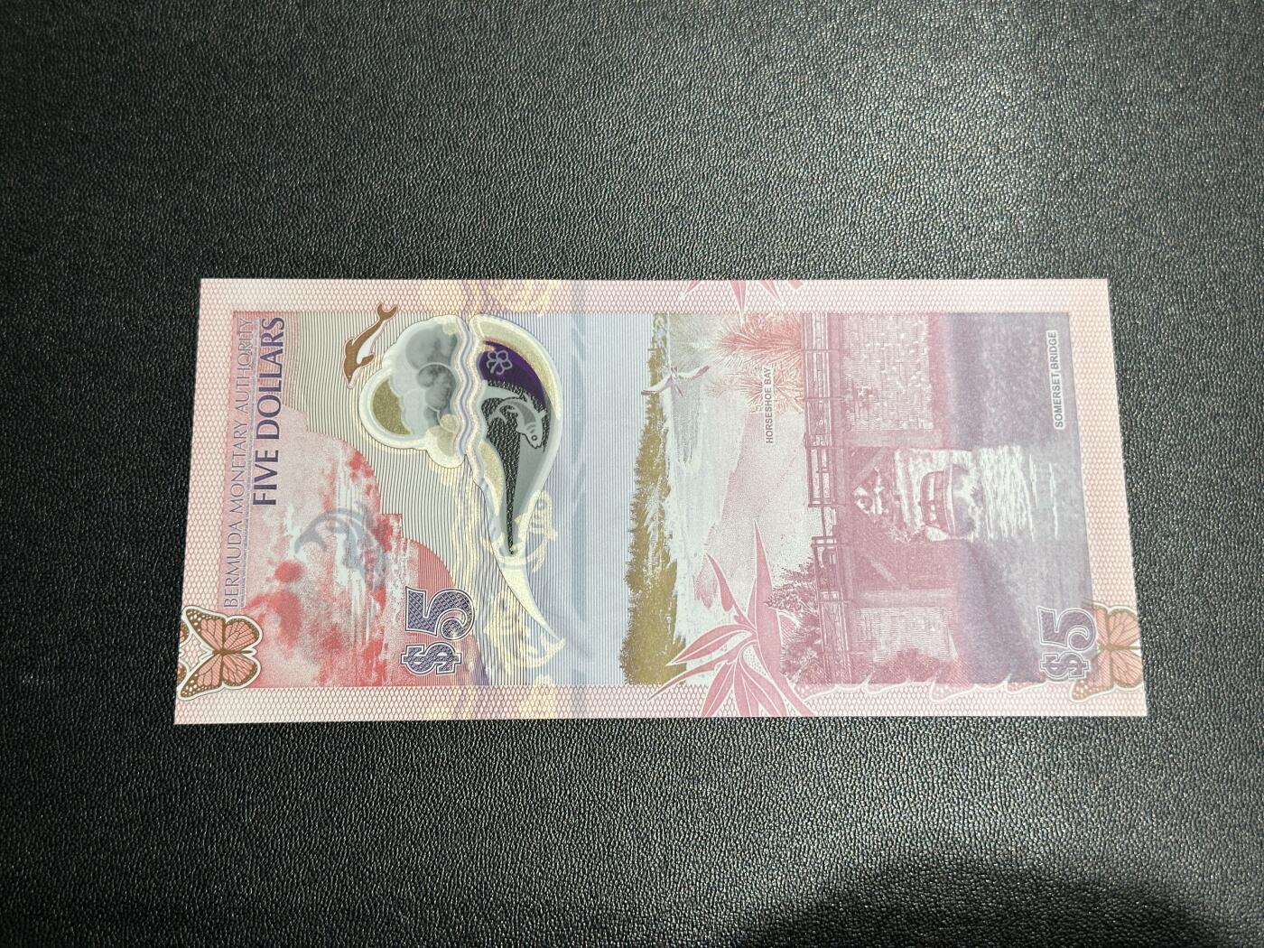 《外钞收藏家》第五百五十五期（本期有精品评级币、丰富裸币套币）（本平台长期征集拍品、欢迎藏友们联系合作） 2024年IBNS获奖钞 百慕大5元 带7无4 靓号 全新UNC 
