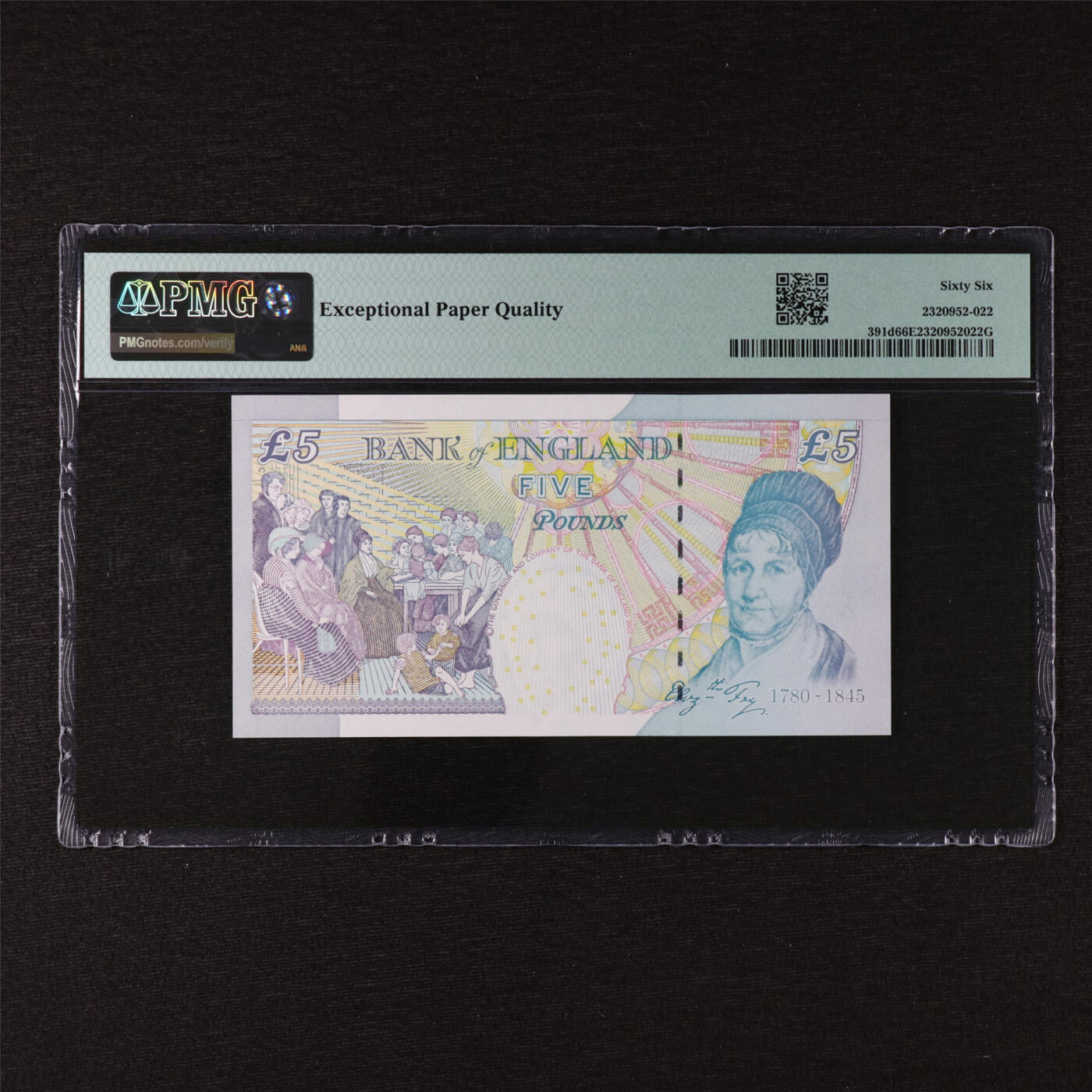 【亘邦集藏】第211期拍卖 2002年 英国5镑 PMG 66EPQ MC87 491182