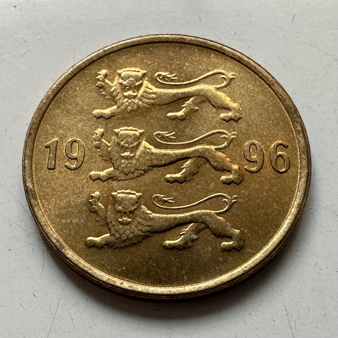🌹外币初藏🌹🐯2025年第86场  每周二四六晚8️⃣点 接代拍 爱沙尼亚1996年10生丁