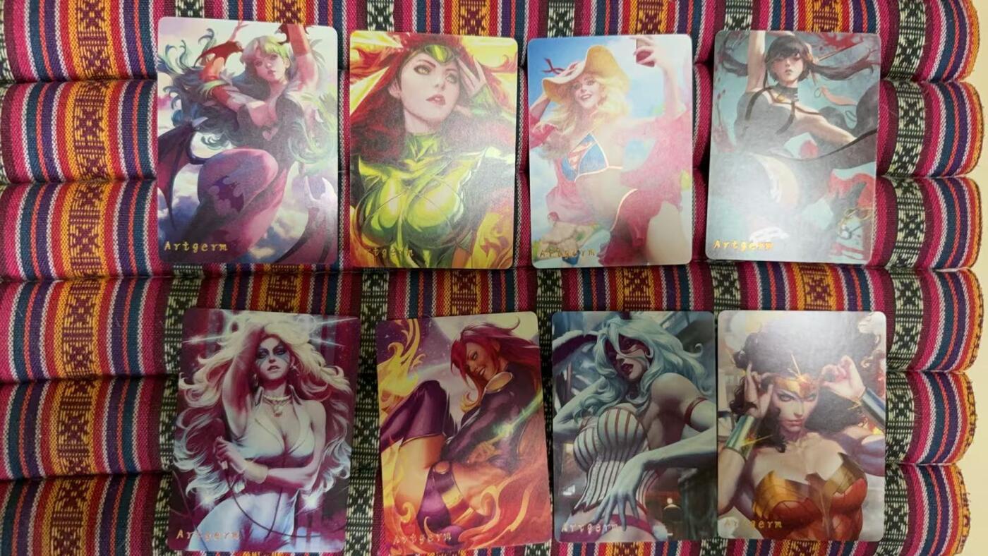 光影卡牌第19期，各家亲签，各家套卡，持续收拍品 燎原acg金彩23张