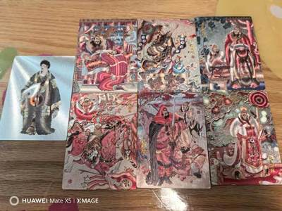 光影卡牌第19期，各家亲签，各家套卡，持续收拍品 - 昆仑万象三国曹操故事5张+戴敦邦诸葛亮隐藏+陈岱青借东风特卡