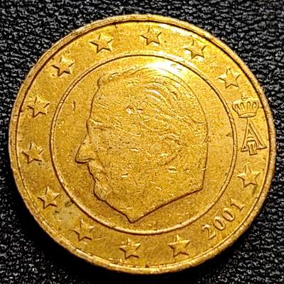 泉币菌-第78场-各国散币场 - 欧元 比利时10欧分 国王阿尔贝二世 19.7mm