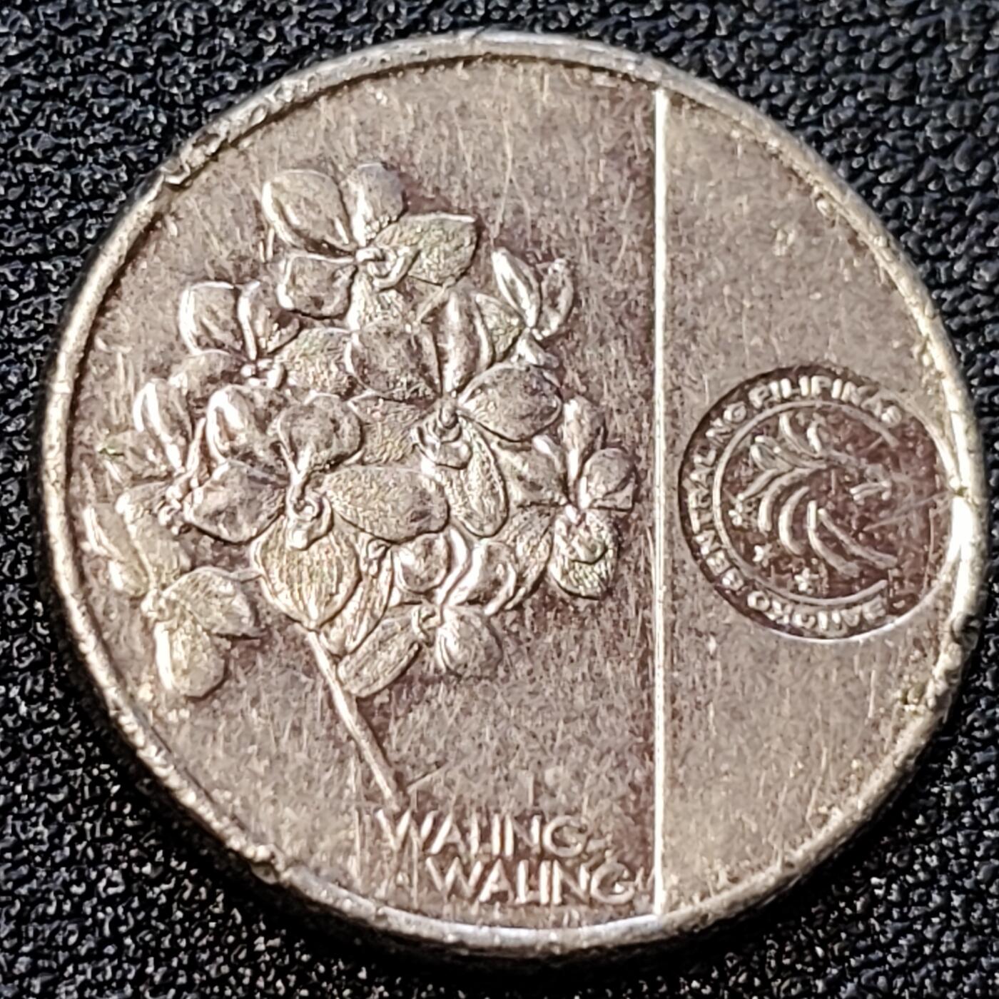 泉币菌-第78场-散币乐园场 菲律宾1比索 国父何塞·黎刹  镀镍钢币 24mm