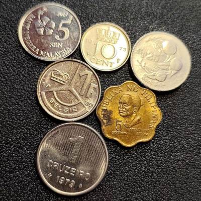 泉币菌-第78场-各国散币场 - 散币 6枚