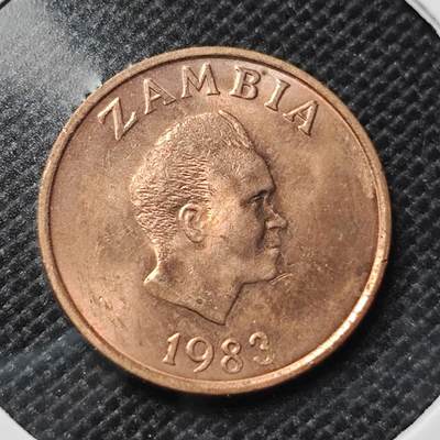 KK钱币收藏小铺 第317期 2月预留时间 周末发货 - 1983 赞比亚 好品