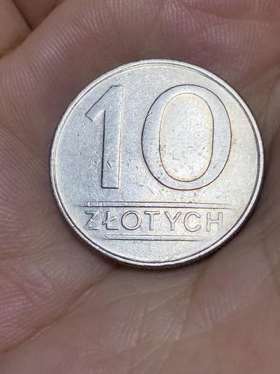 2025年第七十八场(总第一百零四场）外国好品散币(免佣金) - 波兰🇵🇱1987年10兹罗提(二战后第二套第五版)