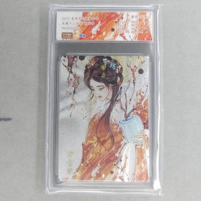 龙虎卡牌第四十九场 （无佣金，满120包邮，欢迎送拍，摩点开车） - 【10⭐  编号30】粗闪评级卡 可可瑞听 花镜十三钗-薛宝琴  爆金