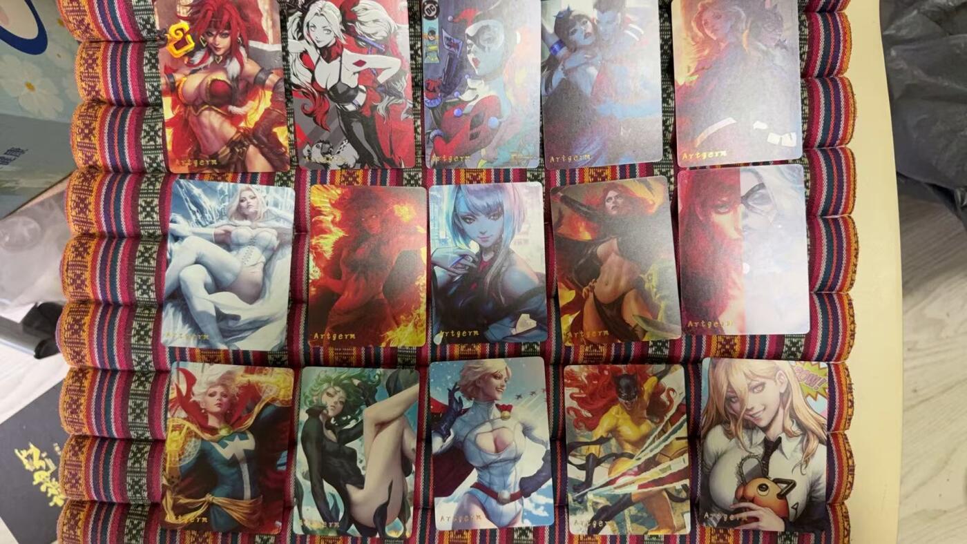 光影卡牌第19期，各家亲签，各家套卡，持续收拍品 燎原acg金彩23张