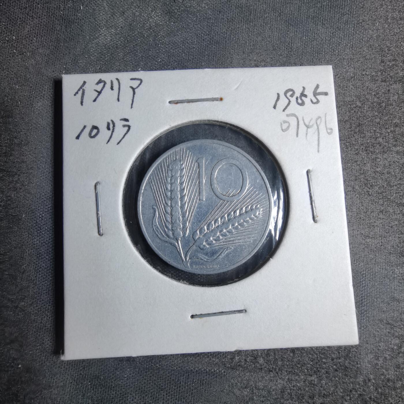 沼泽如烟--第807场 意大利1955年10里拉