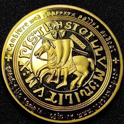 泉币菌-第82场-散币乐园场 - 纪念章 马剑骑士 40×3mm 纪念品