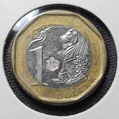 KK钱币收藏小铺 第319期 2月预留时间 周末发货 -  新加坡1元