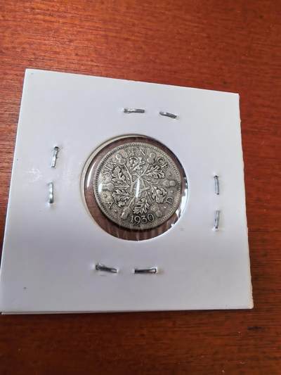 长老汇蛇年精选第三十五场拍卖 1930英国乔治五世6便士银币