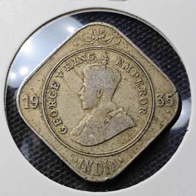 KK钱币收藏小铺 第319期 2月预留时间 周末发货 -  1935英属印度2安娜