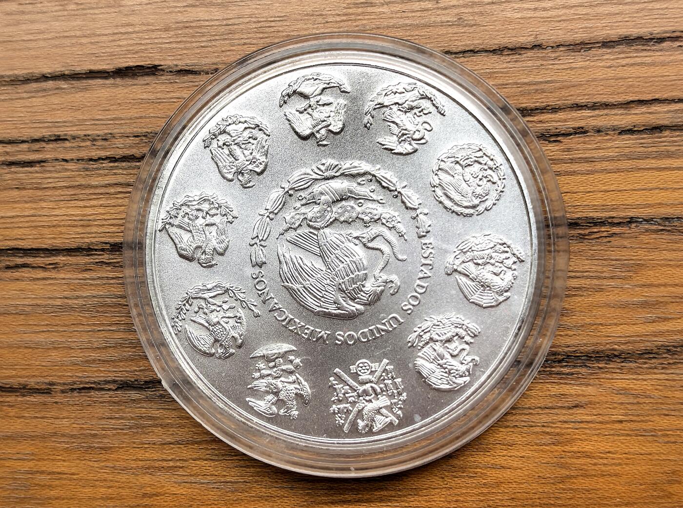 凡希社世界钱币微拍第三百零九期 2009墨西哥女神1盎司大银BU全品