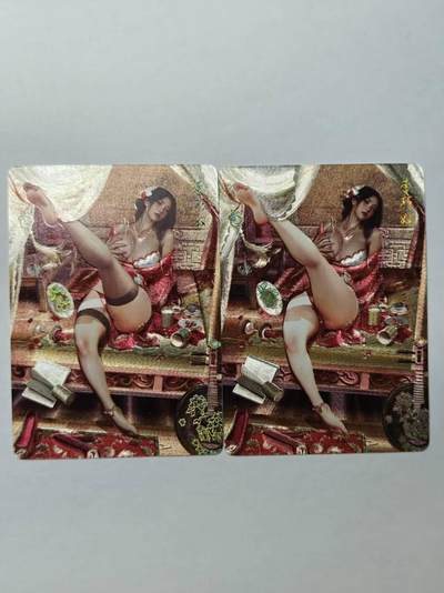 龙虎卡牌第四十九场 （无佣金，满120包邮，欢迎送拍，摩点开车） - 幻粗2张  燎原  刷子 人间传-李巧奴