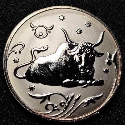 泉币菌-第84场-散币乐园场 - 纪念章 公牛 双头鹰 不懂 33×3mm 纪念品