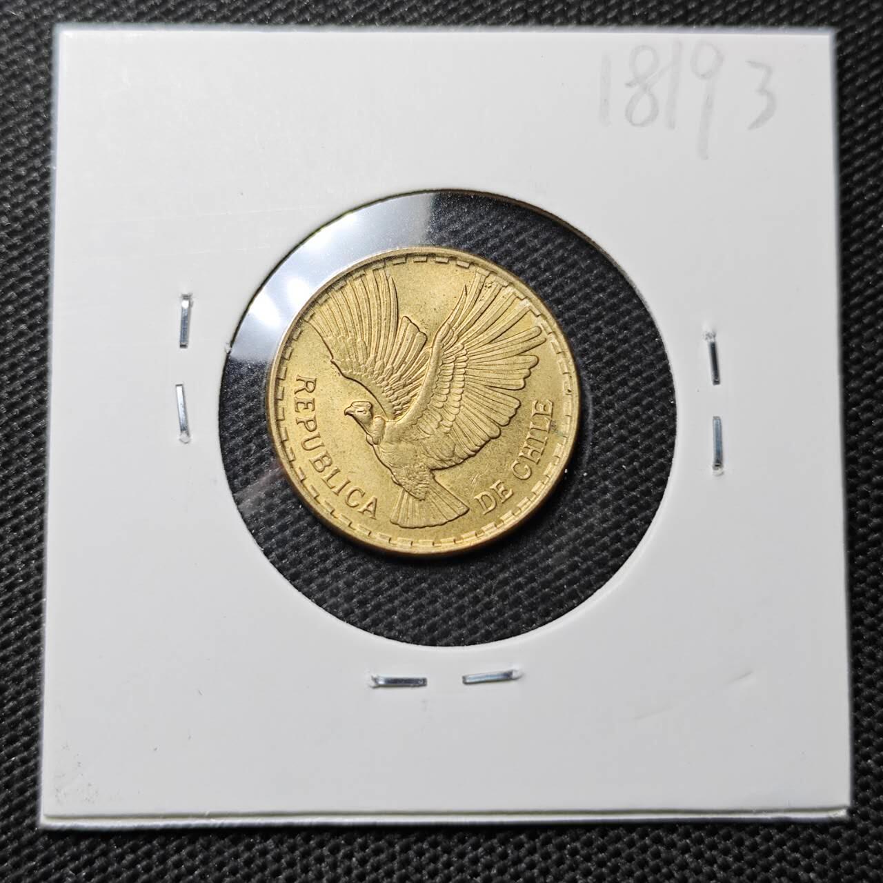 KK钱币收藏小铺 第318期 2月预留时间 周末发货 1970 智利2分铜币 好品 飞鹰