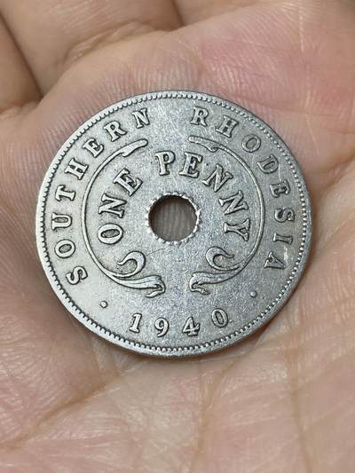 2025年第七十八场(总第一百零四场）外国好品散币(免佣金) - 英属南罗得西亚1940年1便士(乔治六世第一版)