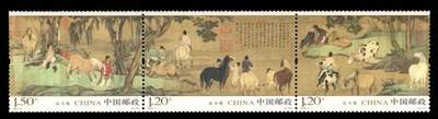 3元拍 全品成套邮票 保真 可寄信 - 2014-4 御马图一套三枚