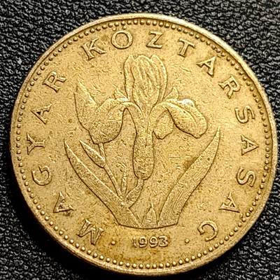 泉币菌-第84场-散币乐园场 90年代 匈牙利20福林铜币 直径26.2mm