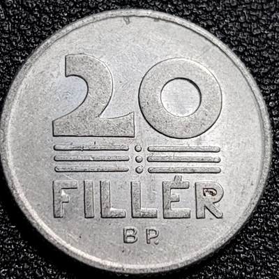 泉币菌-第82场-散币乐园场 -   1968年匈牙利 20菲勒 大麦麦穗 21mm社会主义时期