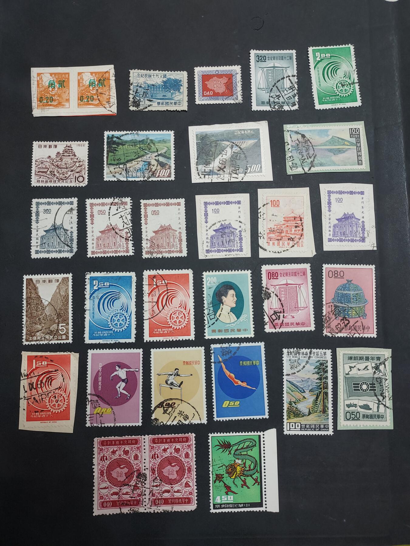  博彦收藏 TM 8月14日 邮票专场 台湾省旧票31枚，个别瑕疵， 大部分上品