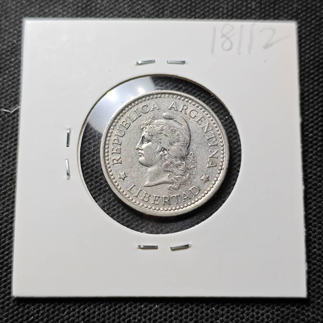 KK钱币收藏小铺 第318期 2月预留时间 周末发货  1958阿根廷50分
