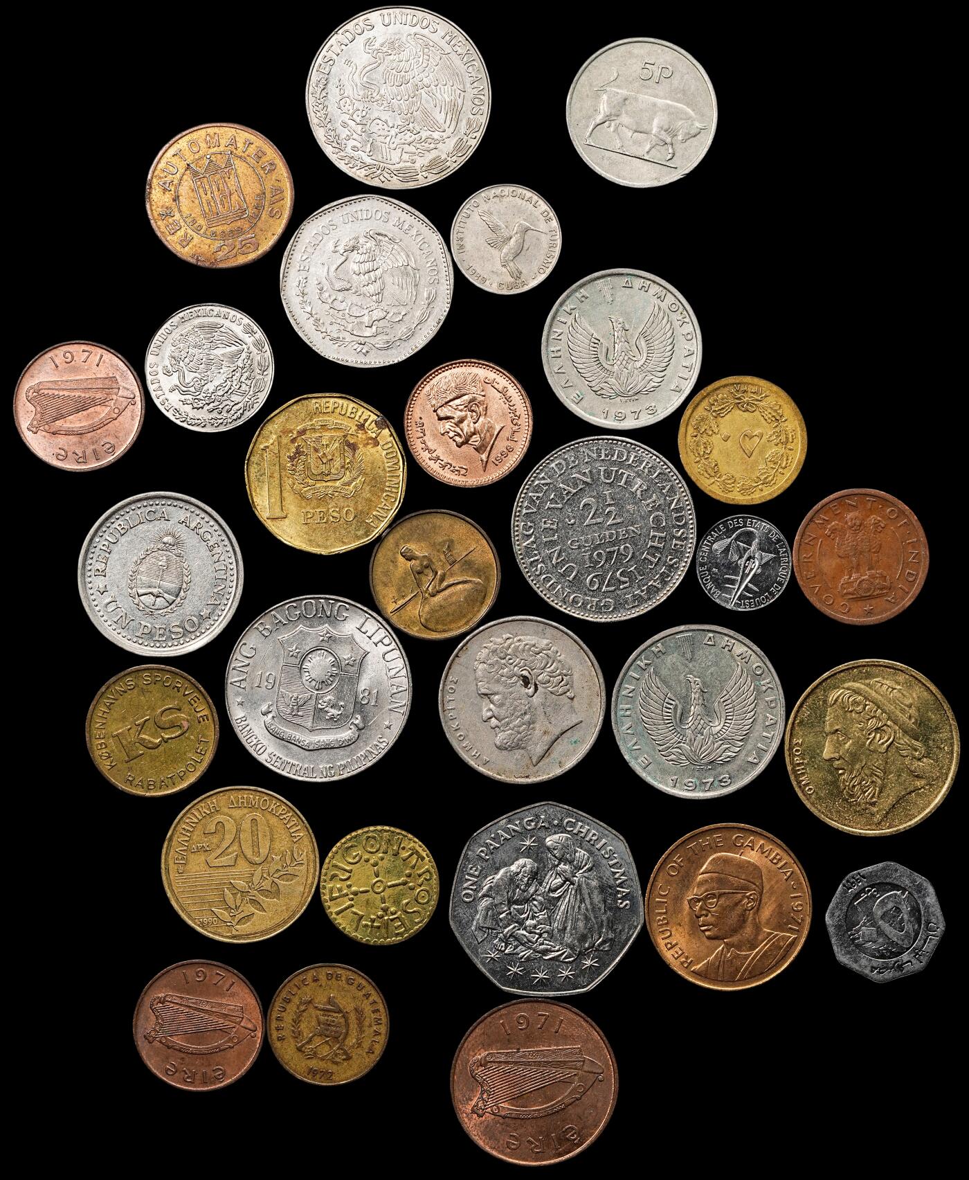 修遠堂世界钱币第八十期 各类外国硬币29枚