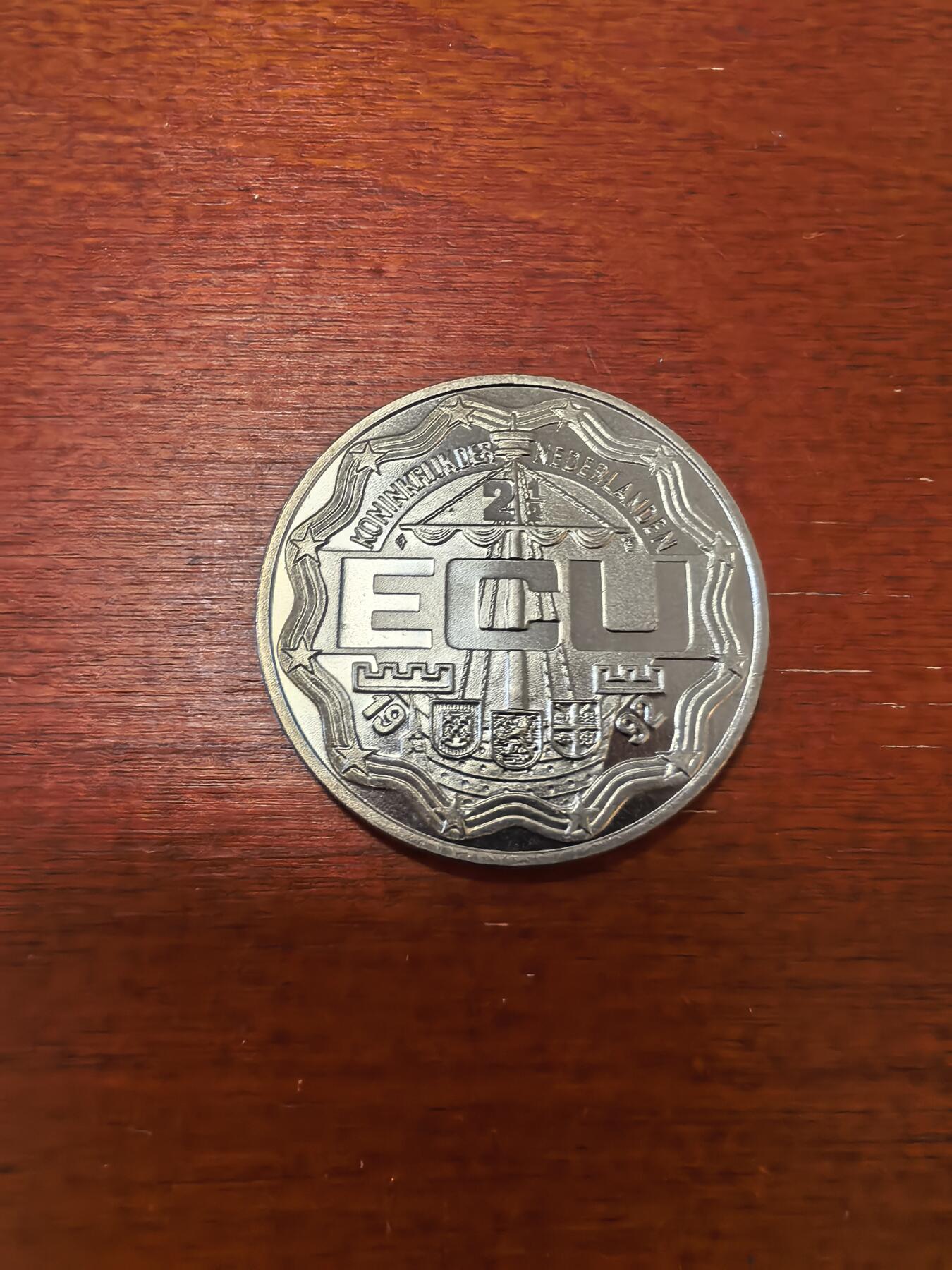 长老汇蛇年精选第三十五场拍卖 1992荷兰加冕及访问阿鲁巴和安德烈斯2.5埃居铜镍币