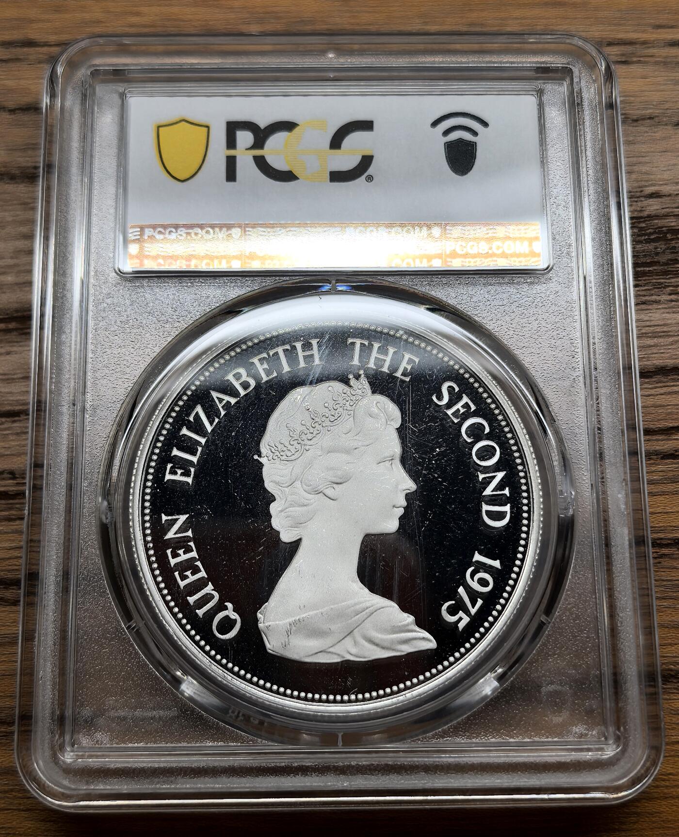 凡希社世界钱币微拍第三百零九期 1975毛里求斯珍稀动物50卢比大银精铸PCGS-PR66DCAM