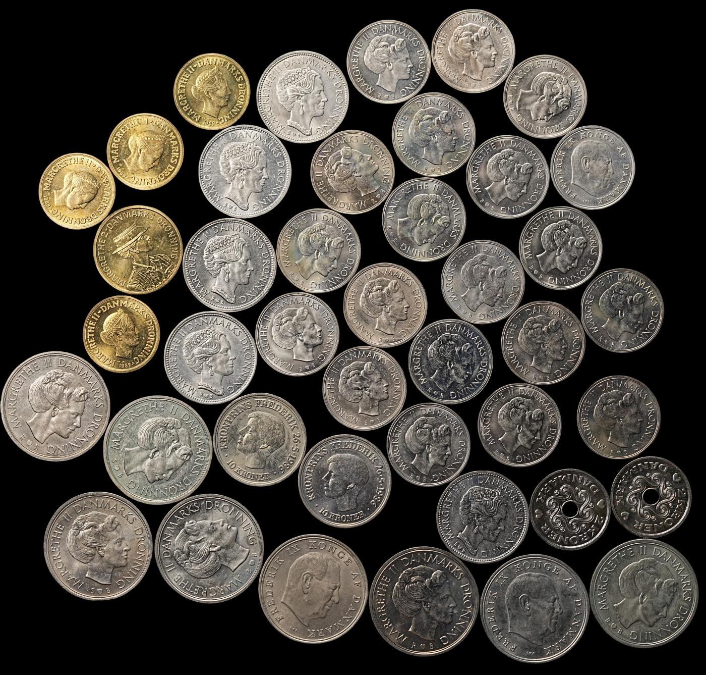 修遠堂世界钱币第八十期 现代丹麦克朗一组 面值194克朗