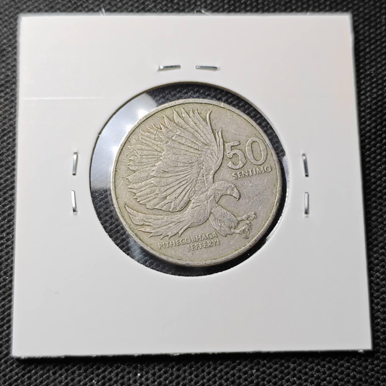KK钱币收藏小铺 第319期 2月预留时间 周末发货  菲律宾50分鹰 错版少见！