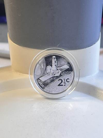 第170期拍卖【长期征集拍品】 - 南非2019年人类登月50周年精制纪念银币，925银，1.414克，有氧化